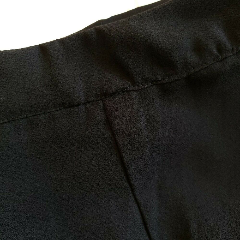NICOLE MILLER New York Perfect Pleated polka dot tie black dress shorts Sz 6 NEW - Picture 5 of 8
